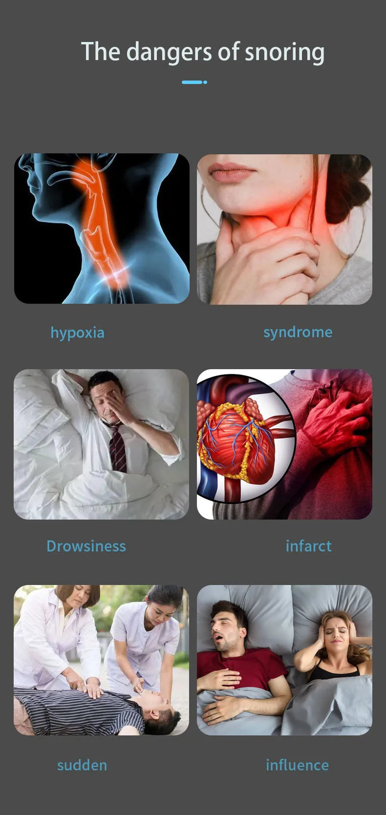 Silicone Magnetic Anti Snoring Nasal Dilator