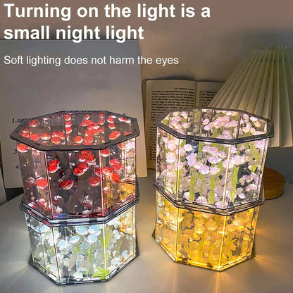 DIY Tulip Night Light Led Decorative Night Lamp