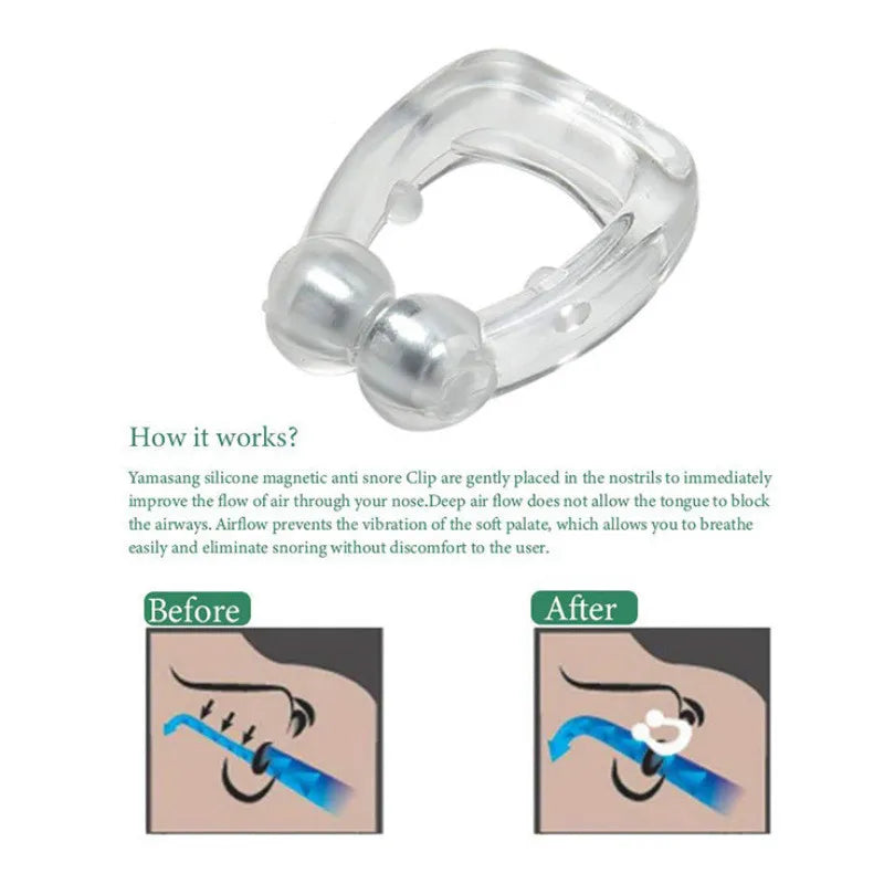 Silicone Magnetic Anti Snoring Nasal Dilator